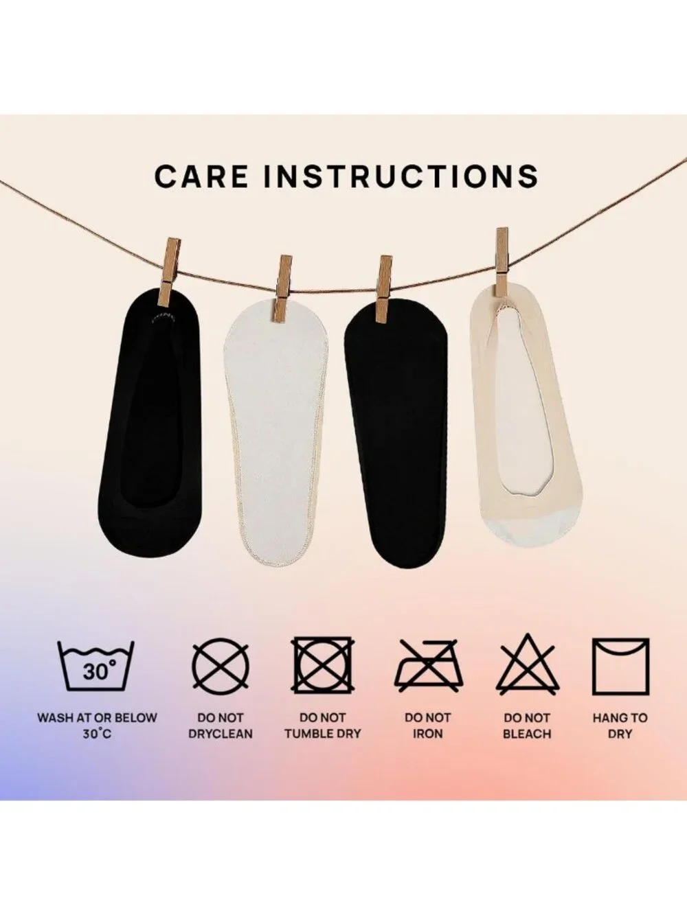 Comfortable Low-Cut No Show Socks | 4-Pack, Breathable & Stylish Footwear